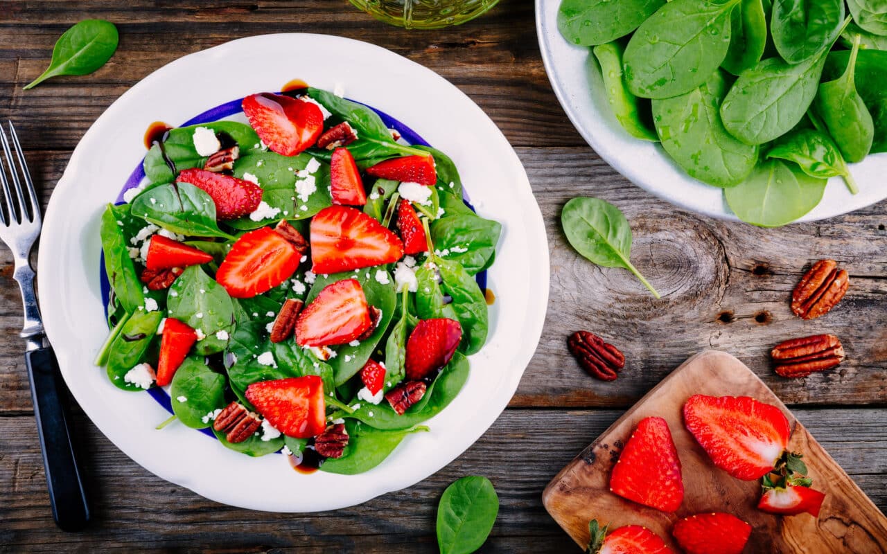 Strawberry Goat Cheese Salad – Dr. Livingood