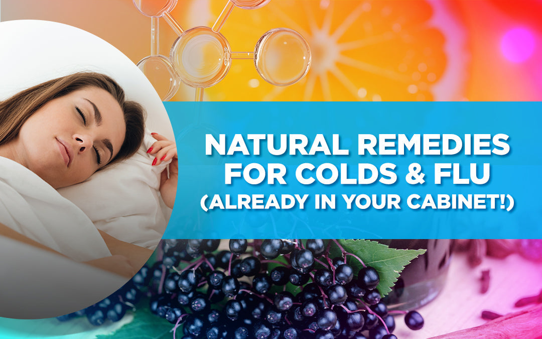 Natural Remedies For Colds & Flu (Already In Your Cabinet!)