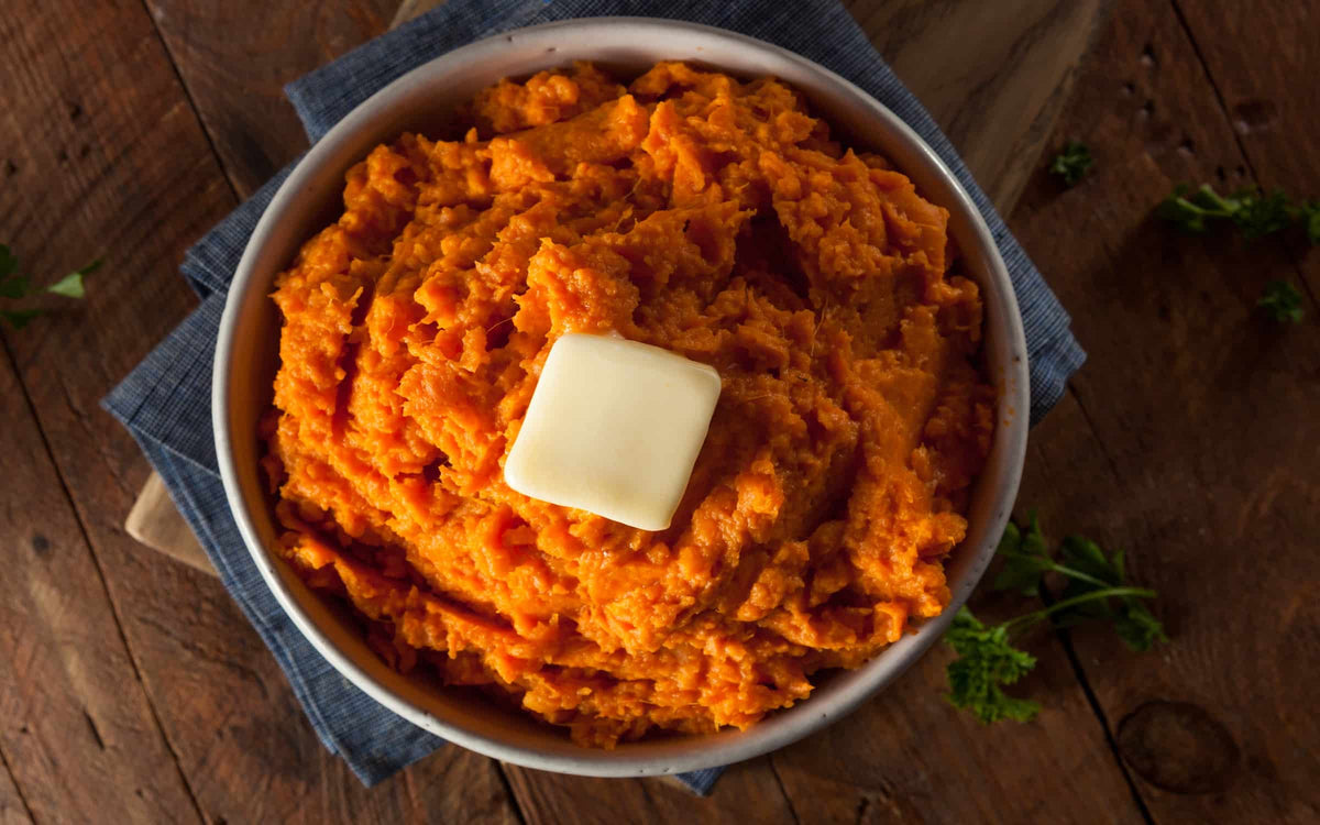 Spicy Whipped Sweet Potatoes